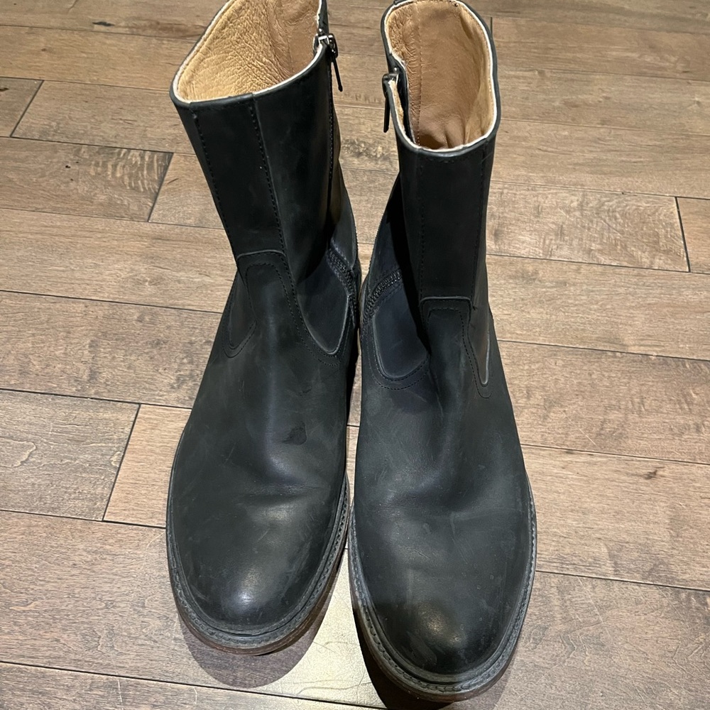 Men’s Black Frye Boots Size 12